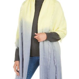 New DKNY Blanket Ombre Shawl. DY01001 Yellow, Pink